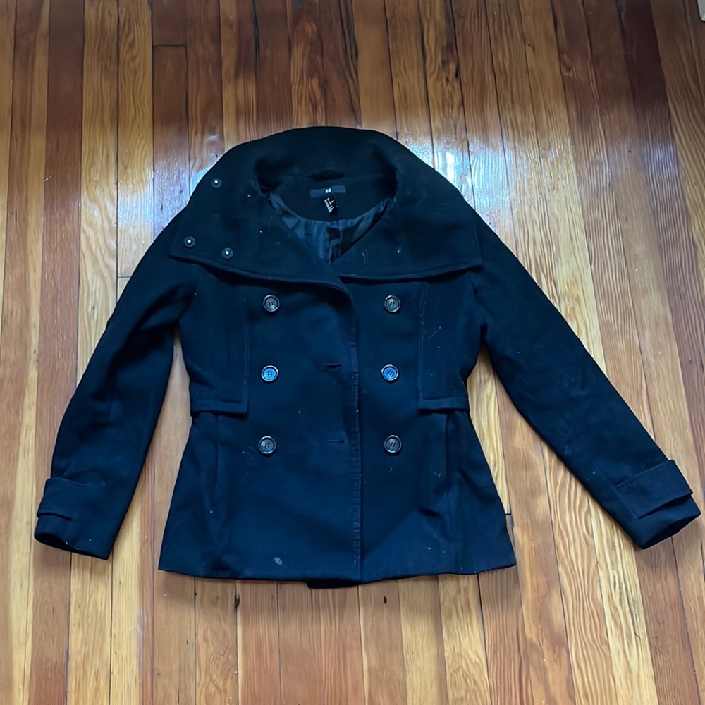 BLACK PEACOAT